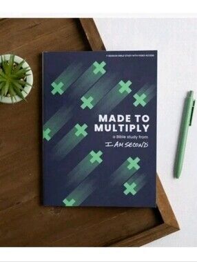 I Am Second Made to Multiply Bible Study Paperback Book with Video Access. New
